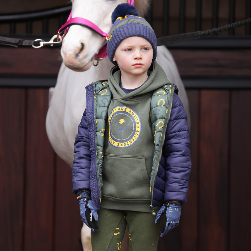 Shires Children's Tikaboo Padded Coat - Midnight-2