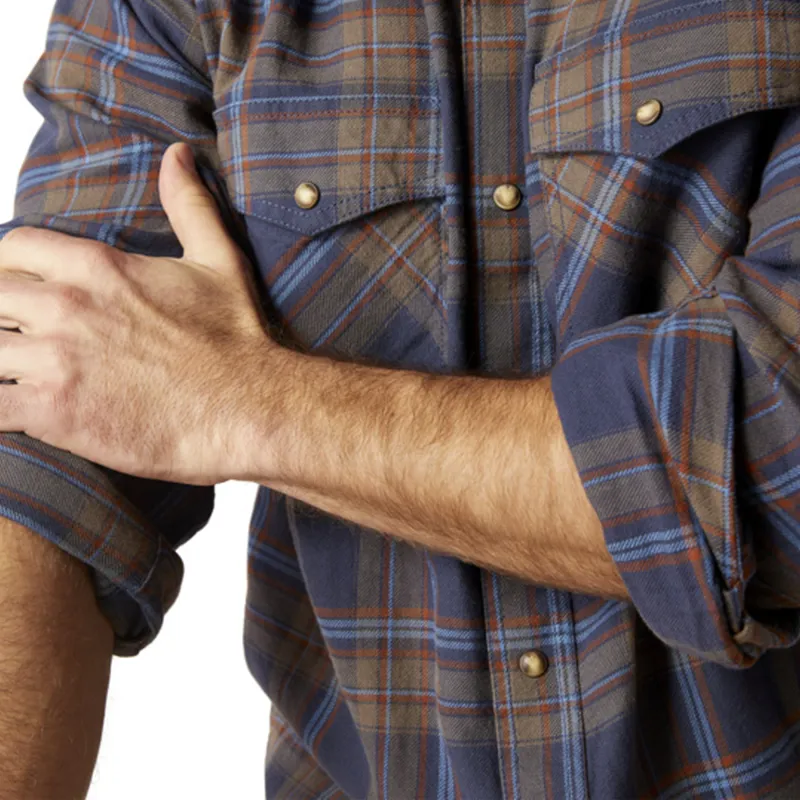 Ariat Men's Hendrix Retro Fit Shirt - Mood Indigo-2