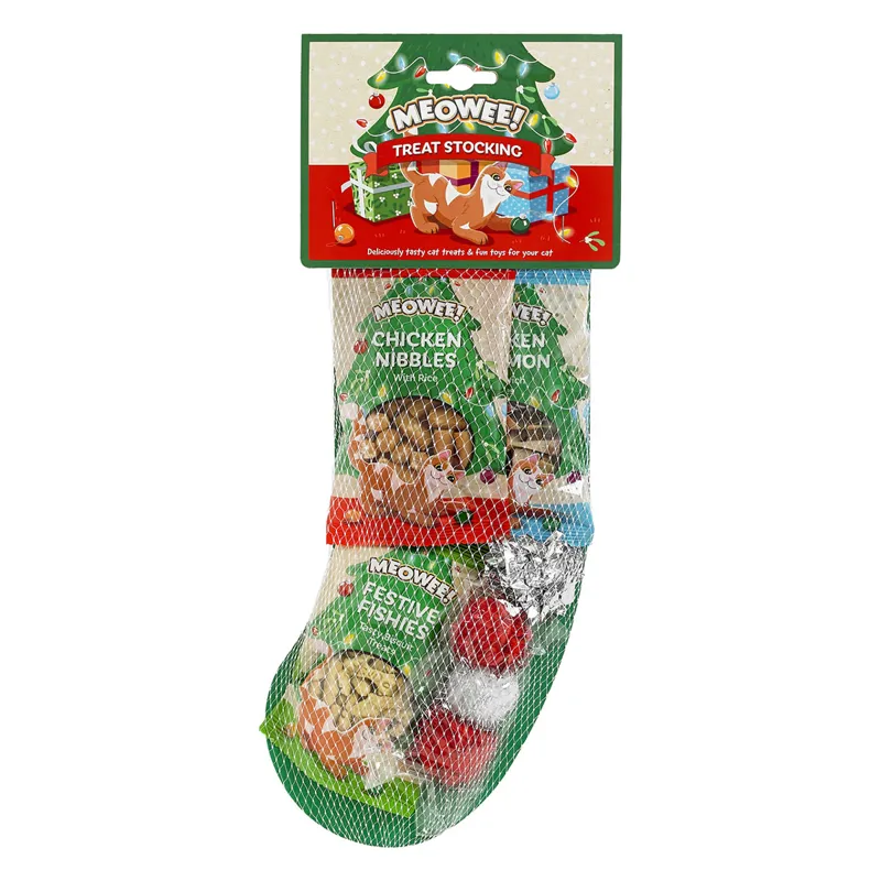Meowee! Cat Treat Stocking