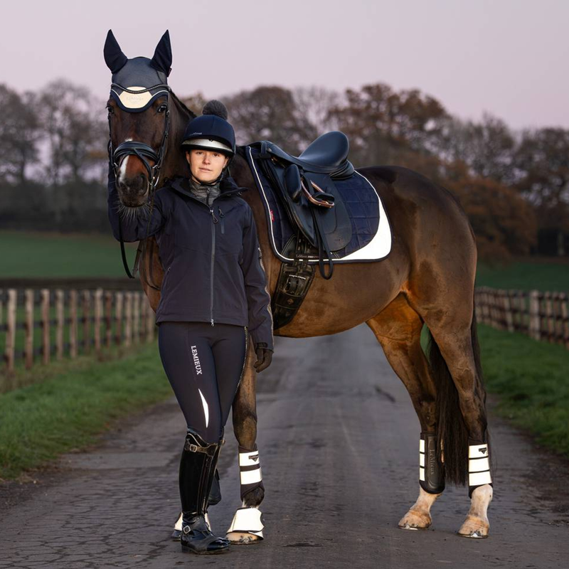 LeMieux Grafter Brushing Boots - Reflective-3