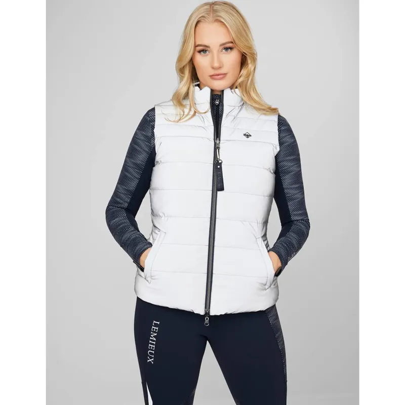 LeMieux Lucille Reversible Reflective Gilet - Navy-7