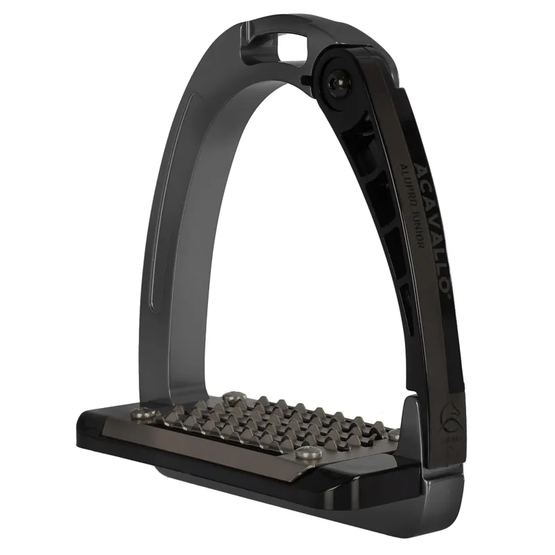Acavallo Arena AluPro Junior Stirrups - Titanium
