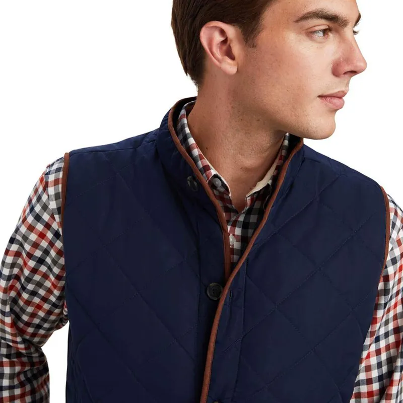 Ariat Men's Woodside Quilted Gilet - Navy-2
