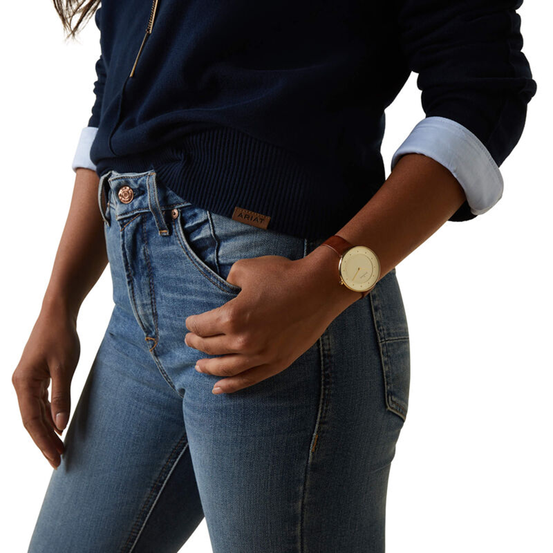 Ariat Women's Peninsula Sweater - Navy-2