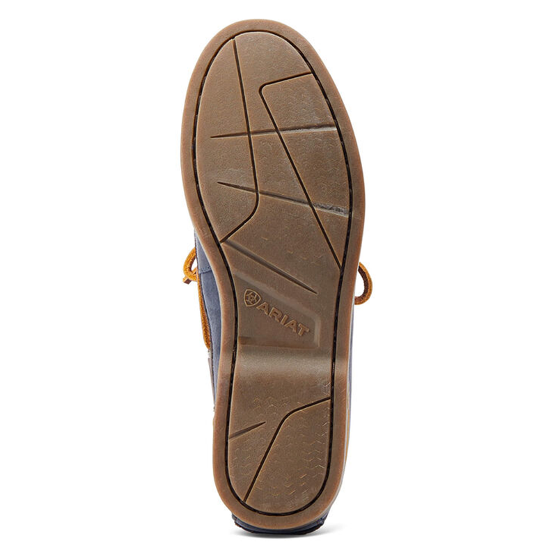 Ariat Women's Antigua Boat Shoe - Navy/Chocolate-2