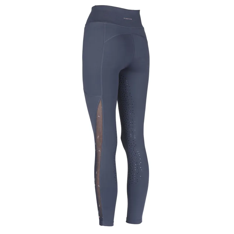 Aubrion Rhythm Riding Tights - Navy-2