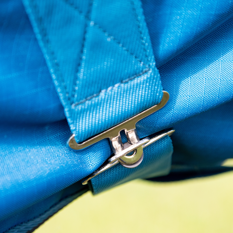 Shires Tempest Original Lite Turnout Combo Rug - Blue Skeleton-1