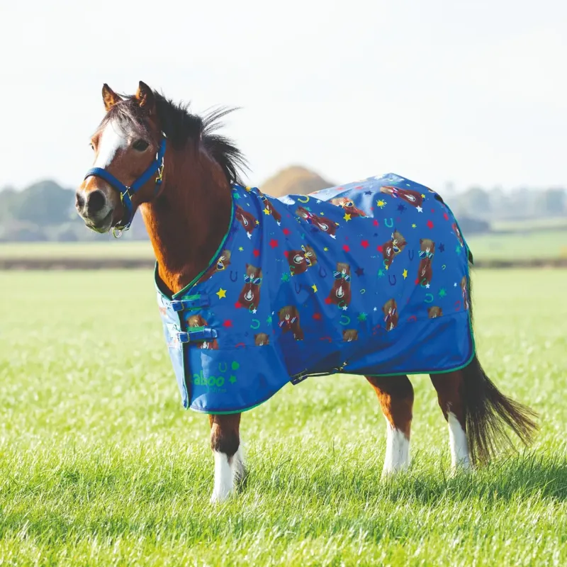 Shires Tikaboo Lite Turnout Rug - Cool Shetland