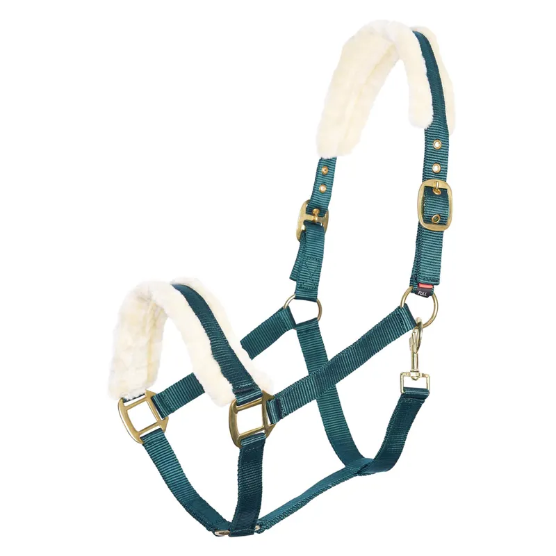 Imperial Riding Classic Fur Headcollar - Forest Green