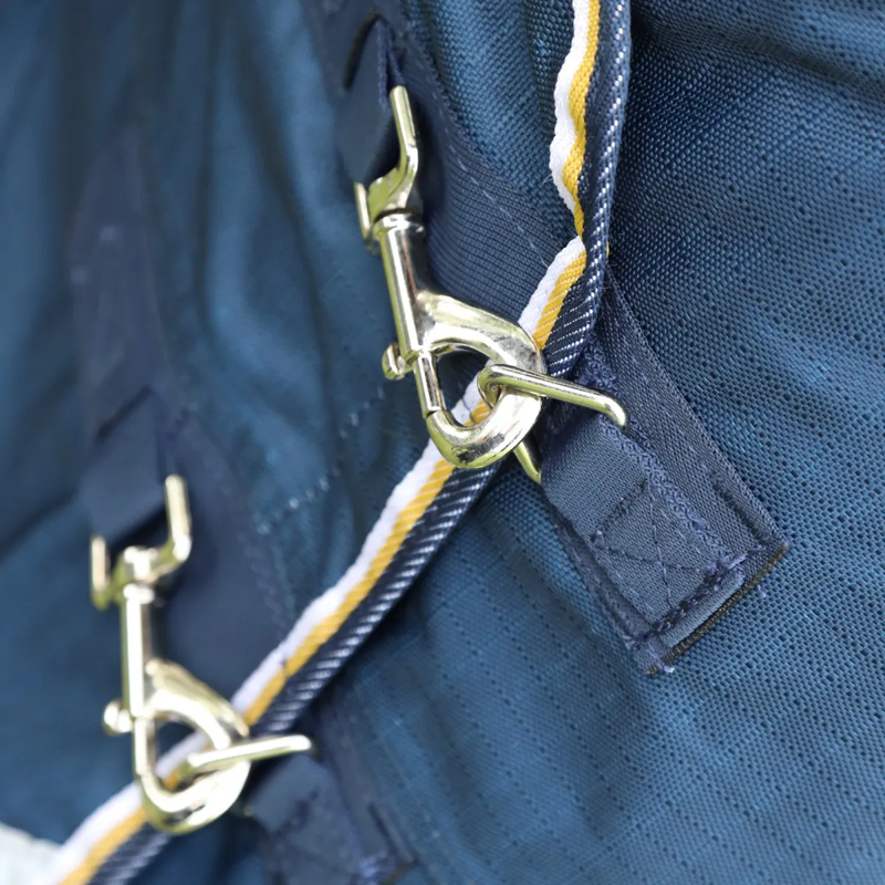 Shires Highlander Plus Lite Combo Turnout Rug - Navy-1