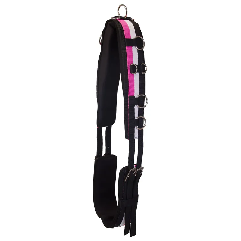 Imperial Riding Deluxe Nylon Lunging Girth - Neon Pink