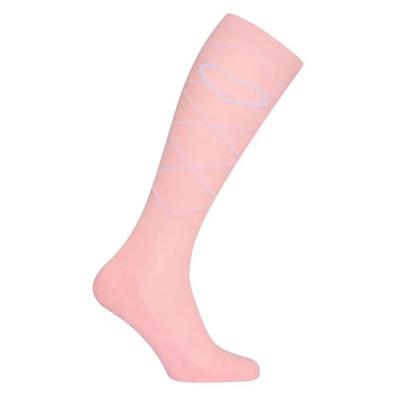 Imperial Riding Heart Socks - Classy Pink