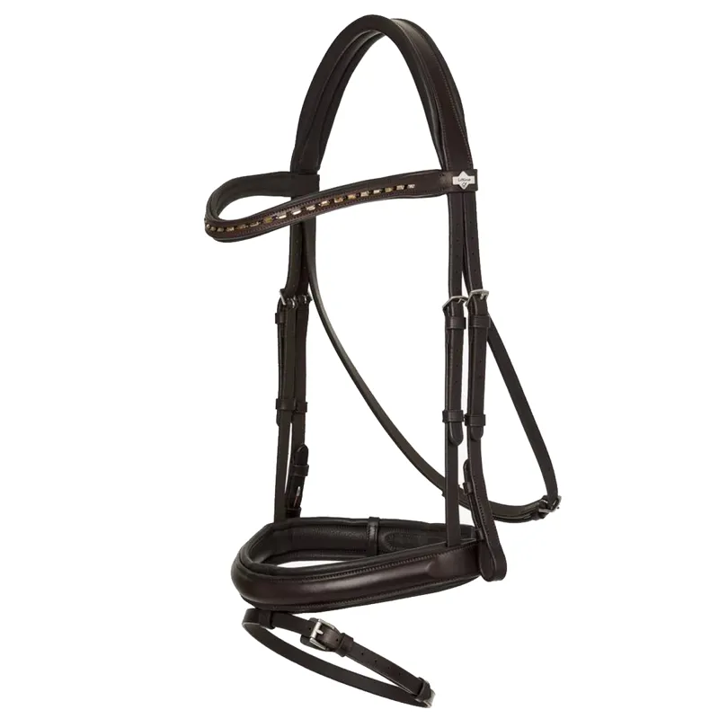 LeMieux Arika Dressage Bridle - Brown/Silver