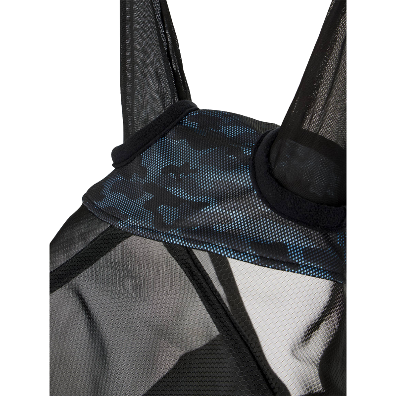 LeMieux Visor-Tek Full Fly Mask - Camo Blue-2