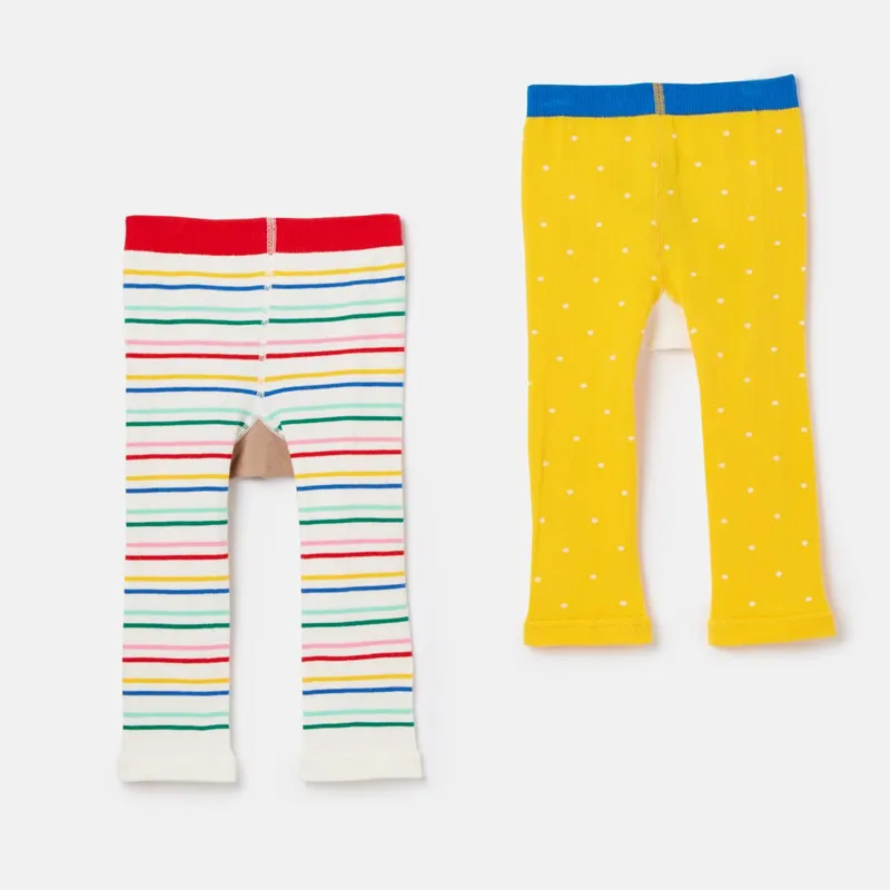 Joules Lively 2 Pack Character Leggings - Bunny Bee-2