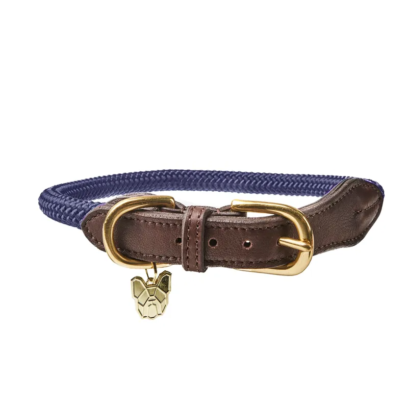 Shires Digby and Fox Fine Rope Collar - Navy