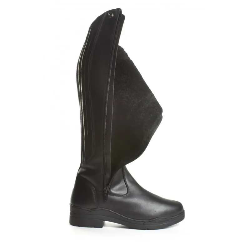 Brogini Monte Cervino Zipped Country Boot - Black-2