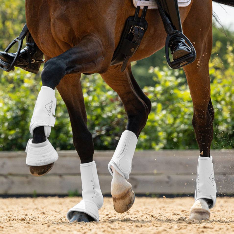 LeMieux Motionflex Dressage Boots - White-2