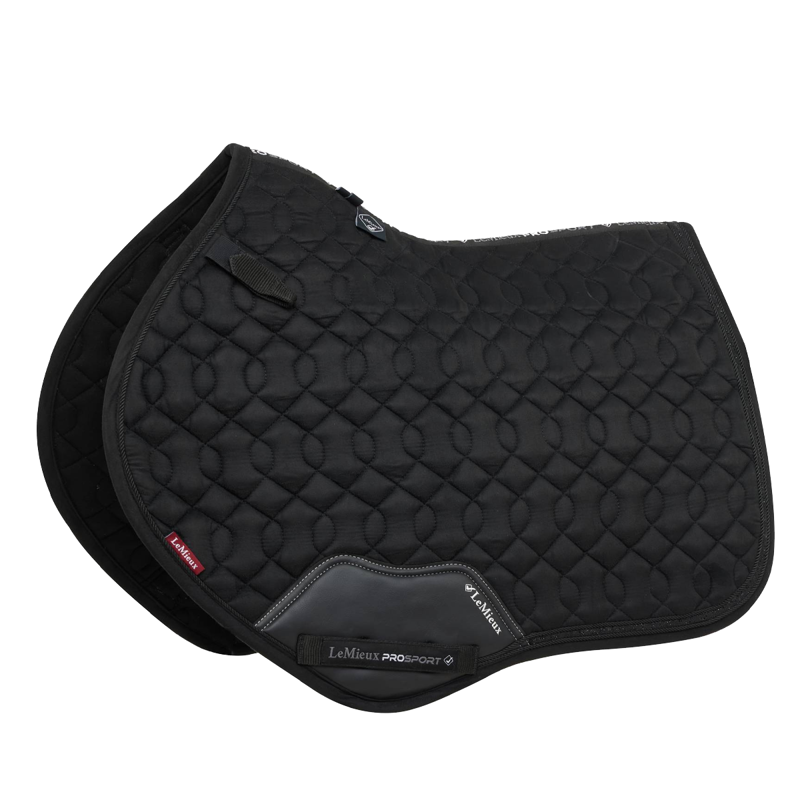 LeMieux Crystal Suede Close Contact Pad - Black