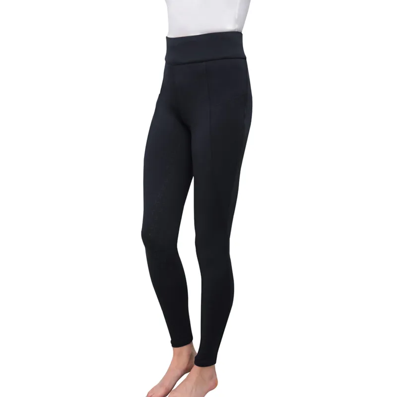 Hy Equestrian Melton Riding Tights - Black