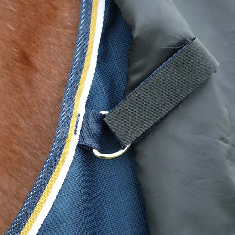 Shires Highlander Plus Lite Turnout Rug Neck Cover - Navy-2