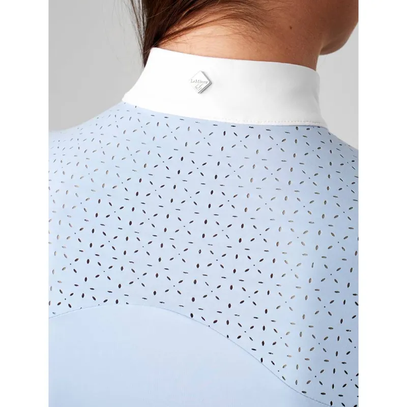 LeMieux Olivia Long Sleeve Show Shirt - Mist-3