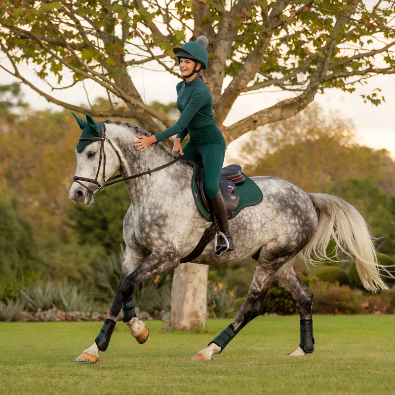 LeMieux Suede GP Square - Spruce-3