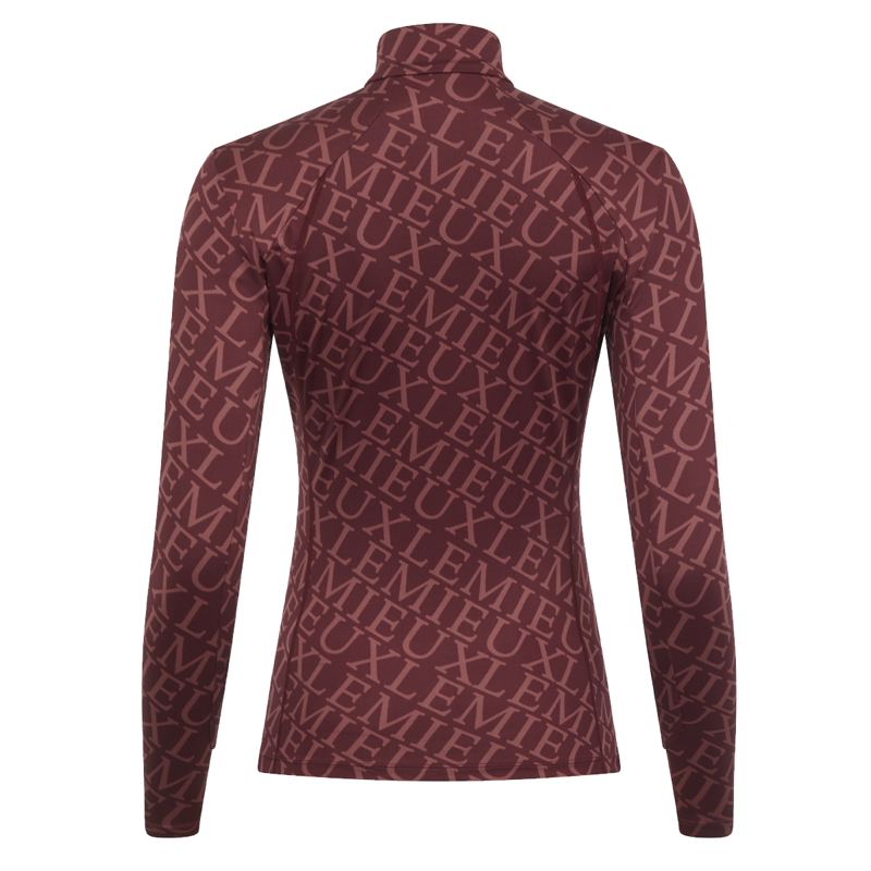 LeMieux Fleur Base Layer - Merlot-2