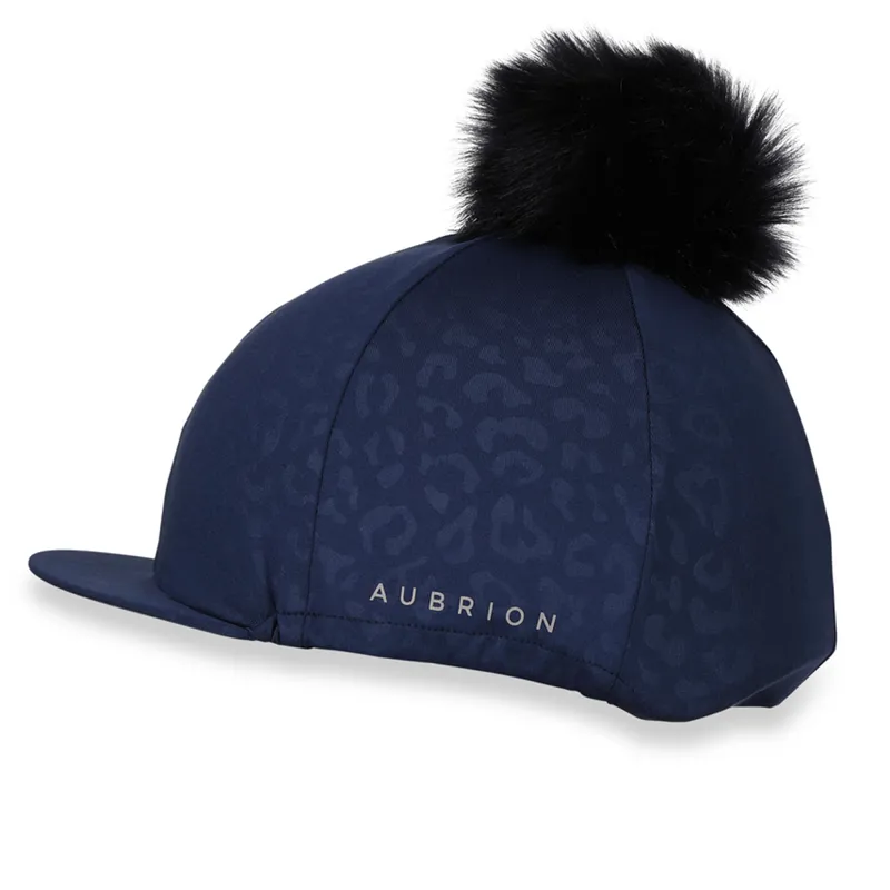 Aubrion Leopard Print Hat Cover - Ink