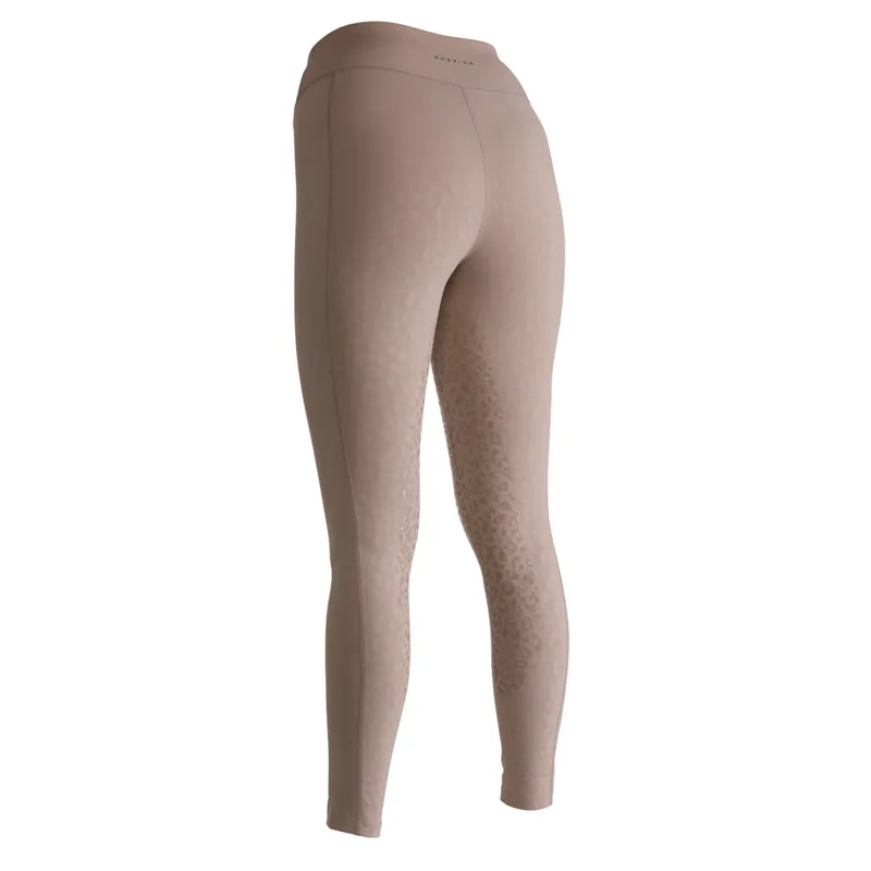 Aubrion Non-Stop Riding Tights - Taupe-3