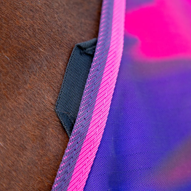 Shires Tempest Original 200 Turnout Rug - Pink Tie Dye-3
