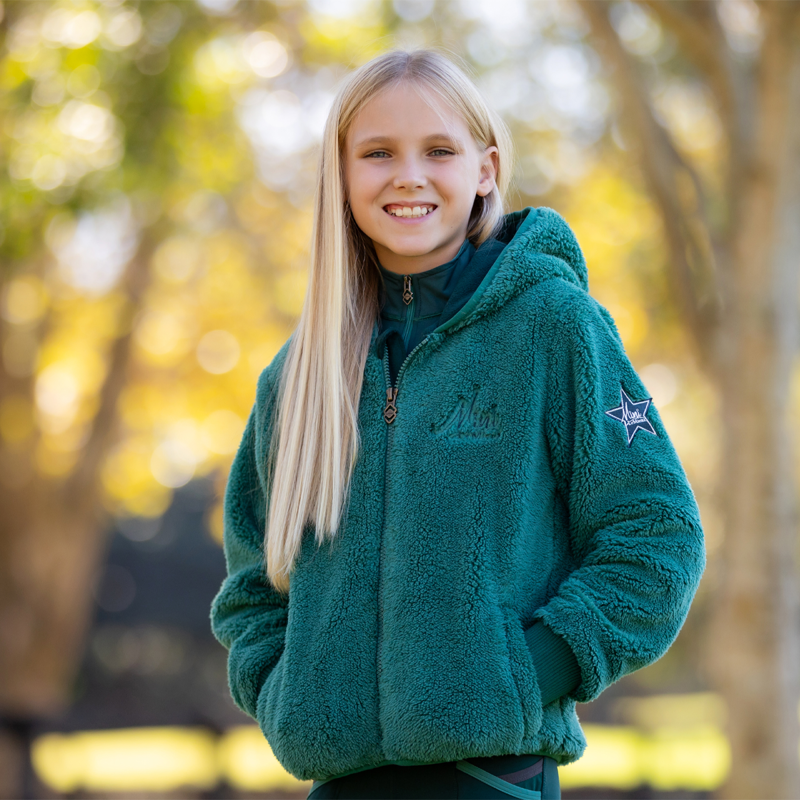 LeMieux Mini Teagan Fleece - Evergreen-3
