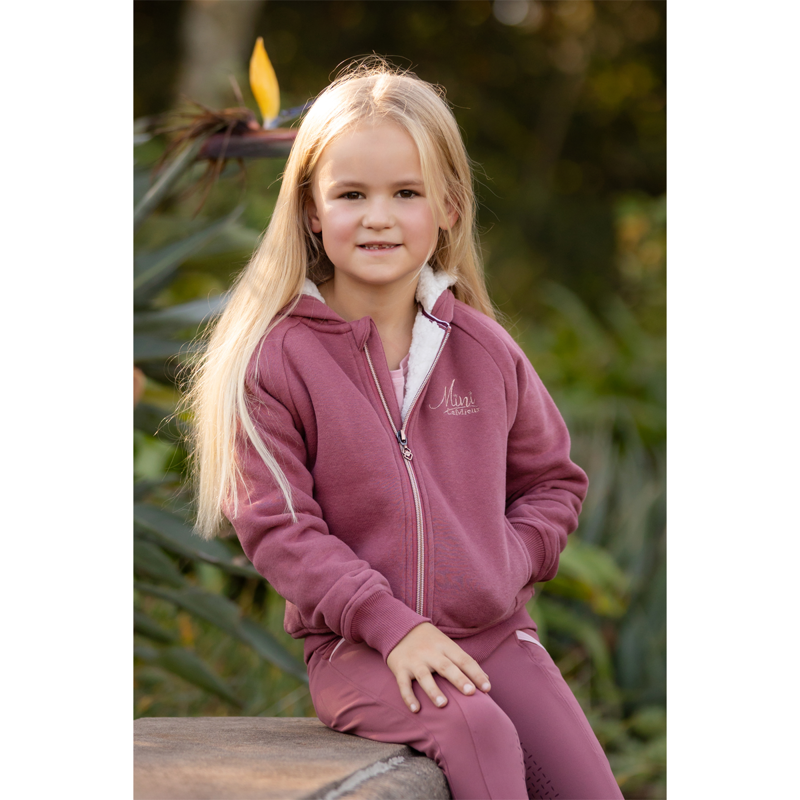 LeMieux Sherpa Lined Lily Hoodie - Orchid-3