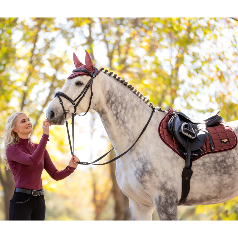 LeMieux Loire Classic Close Contact Square - Orchid-3