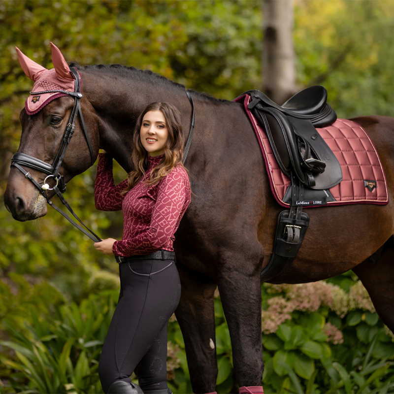 LeMieux Loire Classic Dressage Square - Orchid-5
