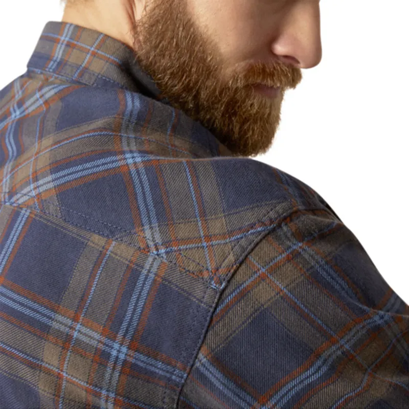 Ariat Men's Hendrix Retro Fit Shirt - Mood Indigo-3