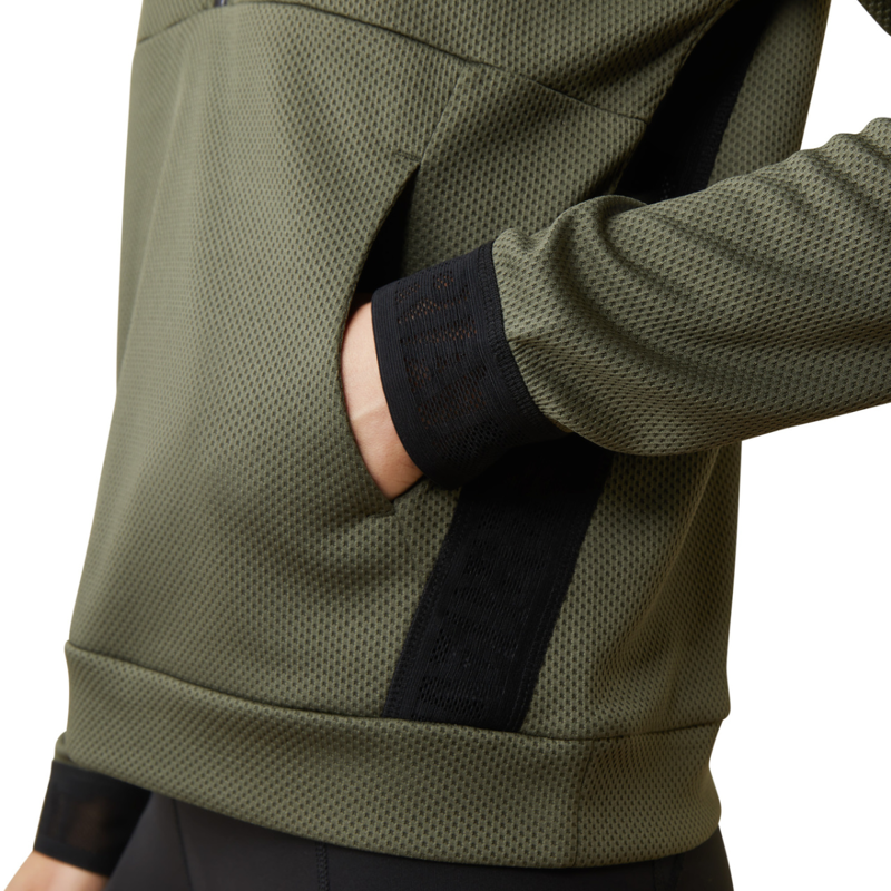 Ariat Women's Breathe 1/2 Zip Sweatshirt - Beetle-3