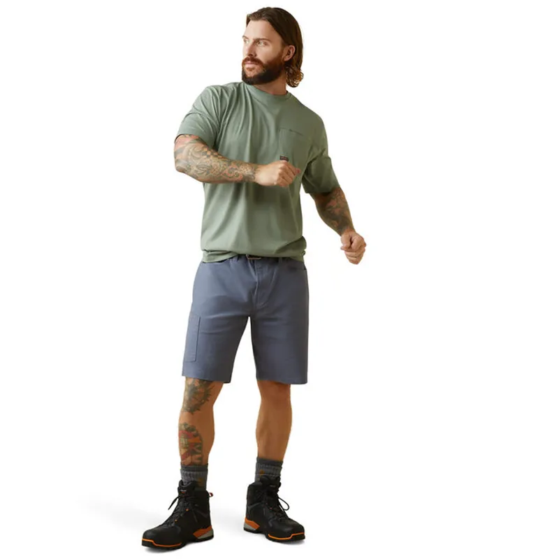 Ariat Men's Rebar Workman T-Shirt - Lily Pad-3