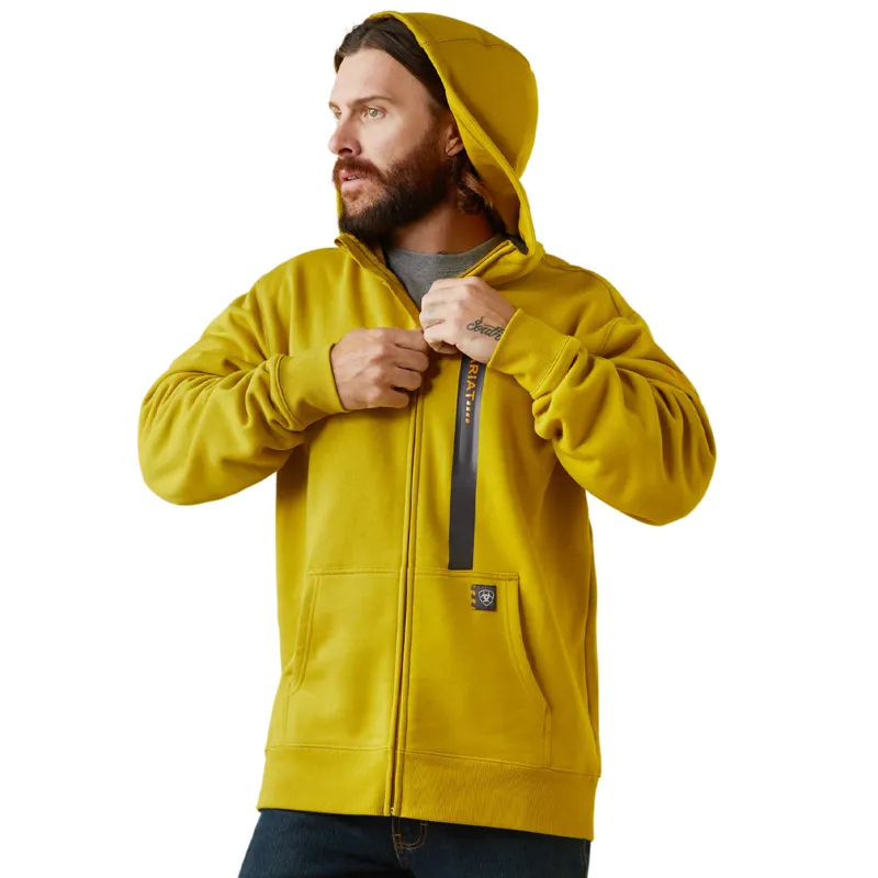 Ariat Men's Rebar Workman Full Zip Hoodie - Antique Moss