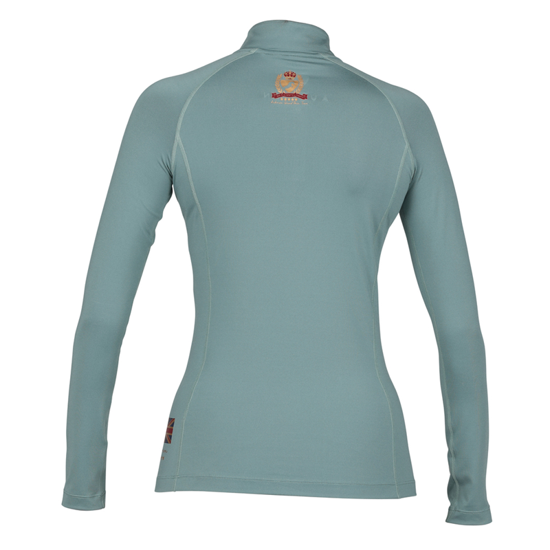 Aubrion Team Long Sleeve Base Layer - Sage-2