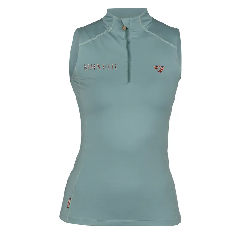 Aubrion Team Sleeveless Base Layer - Sage