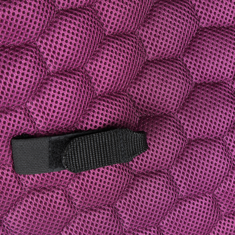 Shires Arma 3D Mesh Saddlecloth - Plum-3