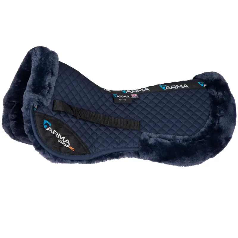 Shires ARMA Half Pad - Navy/Navy
