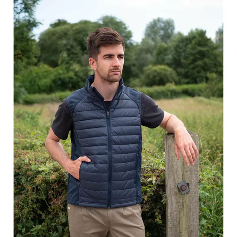 Mark Todd Unisex Quilted Gilet - Navy-1