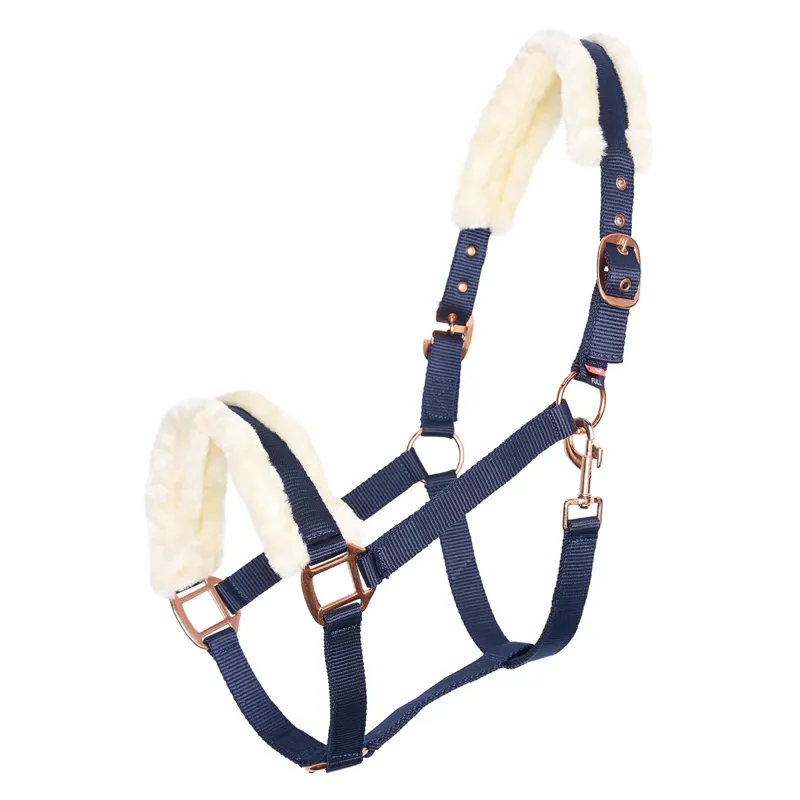 Imperial Riding Classic Fur Headcollar - Navy