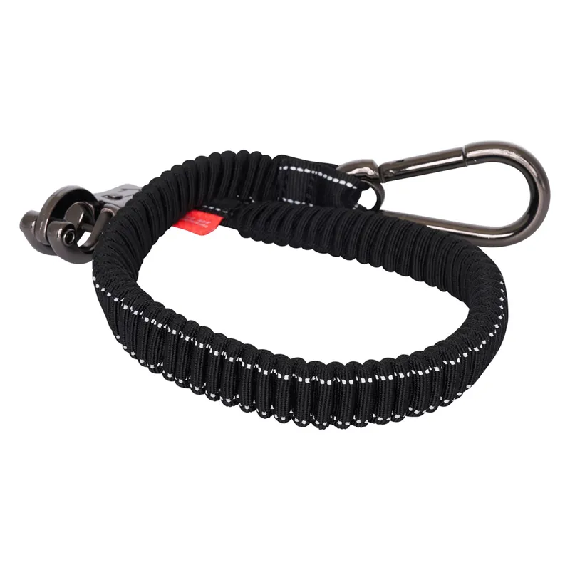 Imperial Riding Flexi Trailer Tie - Black/Reflective
