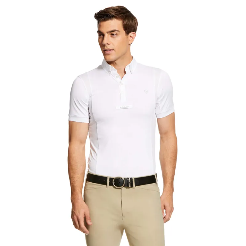 Ariat Men's Short Sleeve Tek Show Shirt - White