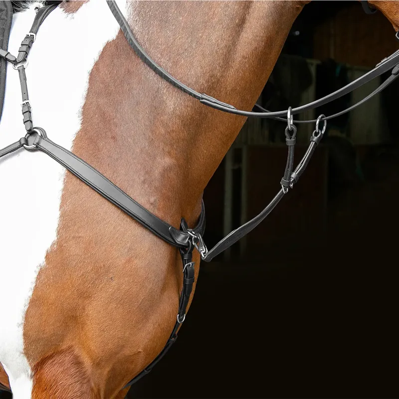 Shires Velociti Rapida Ergonomic Breastplate - Black