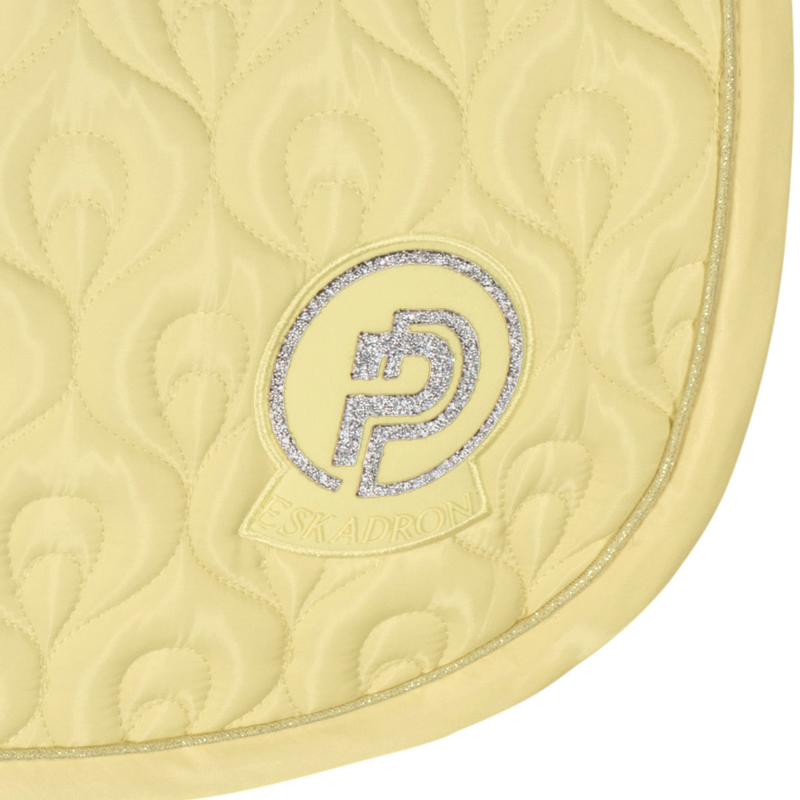 Eskadron Highgloss Peacock Saddlecloth Platinum Pure SS23 - Sunflower-1