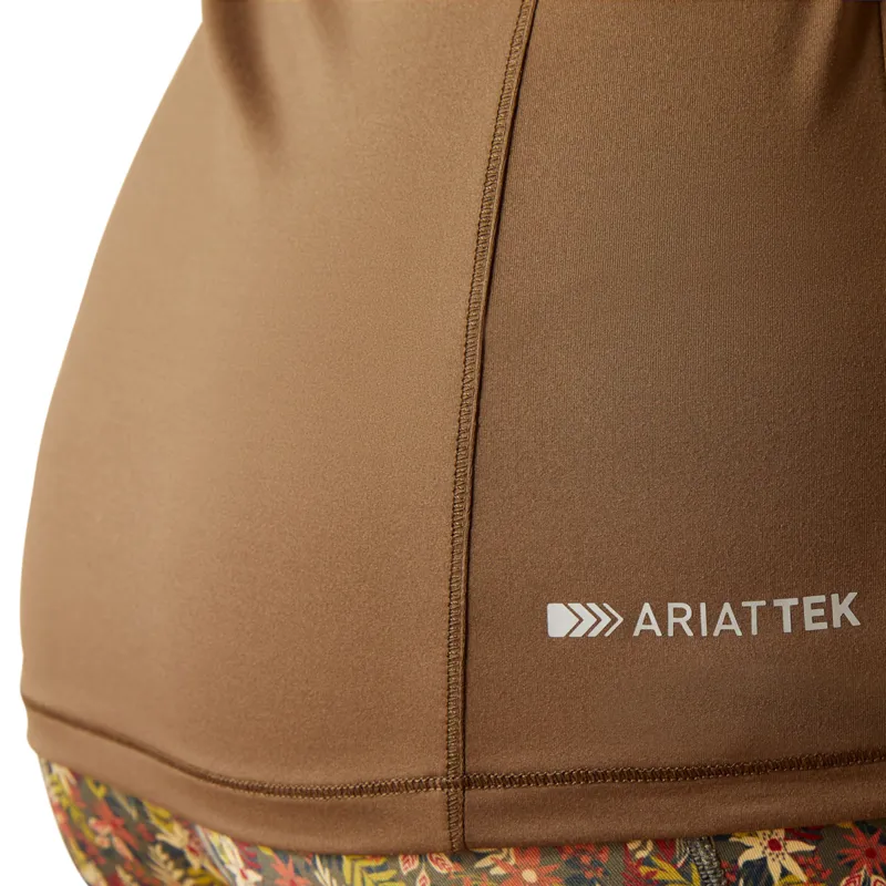 Ariat Women's Lowell 2.0 1/4 Zip Baselayer - Canteen-4